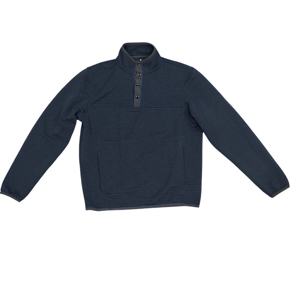 johnnie-O Halpert Quarter Snap Fleece Pullover Gray S